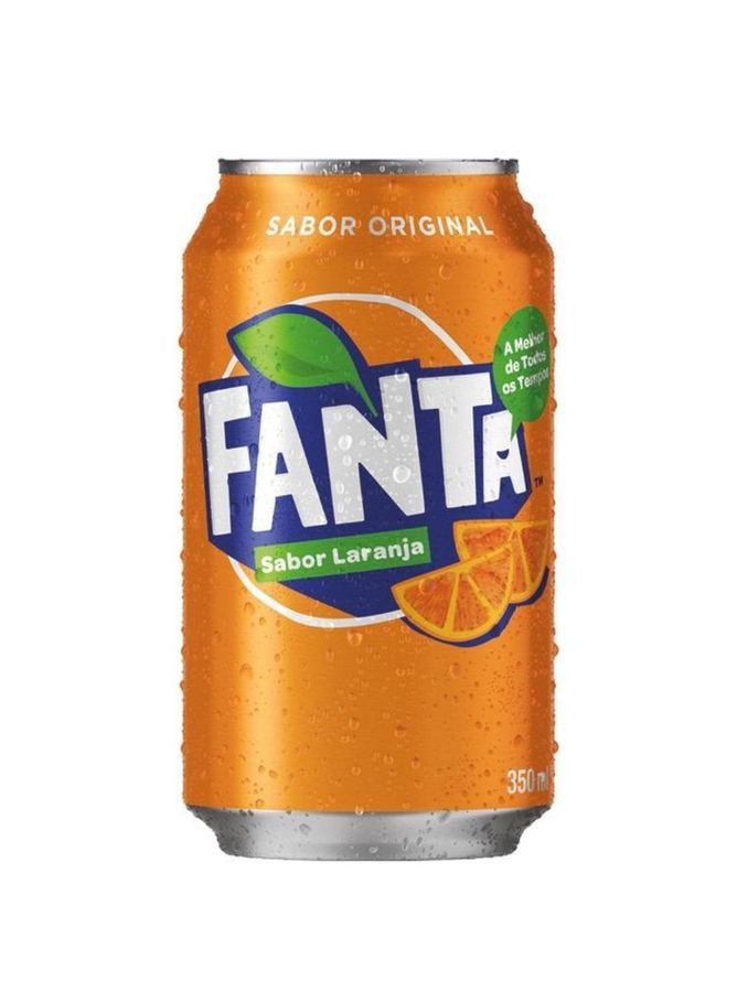 Fanta laranja 350ml.