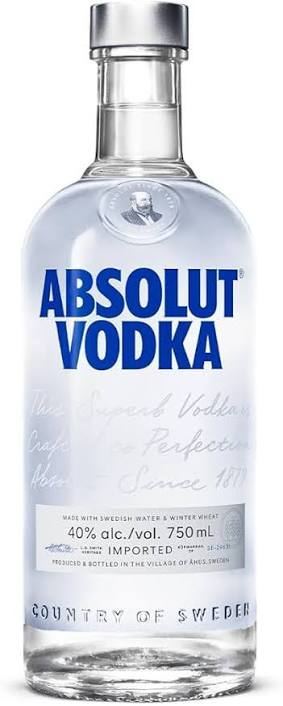 Absolut vodka 1L.