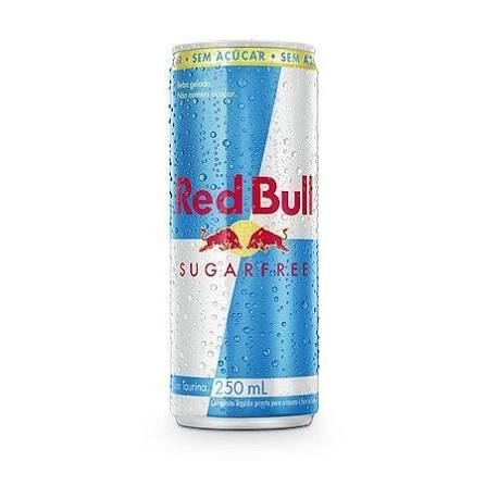 Red Bull 250ml ( sem açúcar).