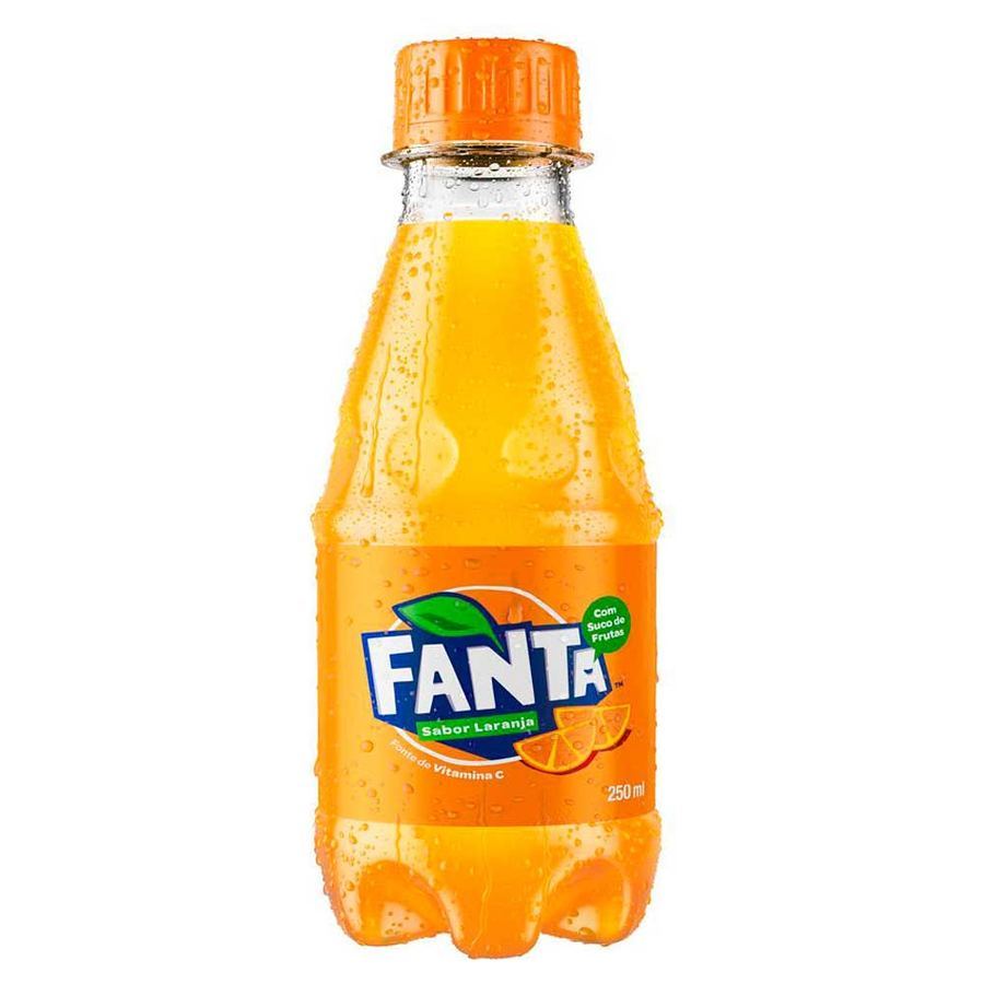 Casulinha Fanta laranja 250ml.