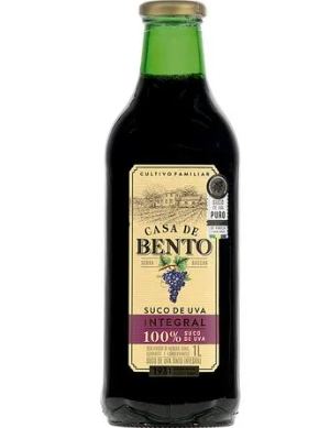 Casa de Bento suco de uva 1L.