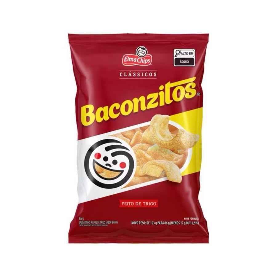 Salgadinho Baconzitos 76g